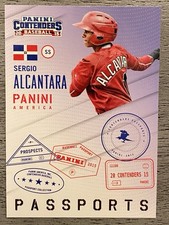 2015 Panini Contenders Passports #20 Sergio Alcantara Arizona Diamondbacks
