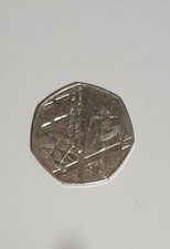 2014 the Glasgow Commonwealth Games 50p Fifty Pence Coin