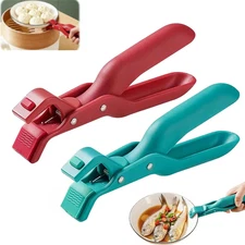 2025Hot Plate Gripper，2 PCS Hot Plate Gripper Tongs，Multi-Functional Anti-Scald 