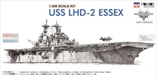 PON37001R1 1:350 Pontos Model Kit - USS Essex LHD-2 Kit + Detail Up Set