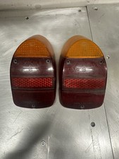Classic VW Beetle Rear Lamp Tail Light Lens Pair Hella Original