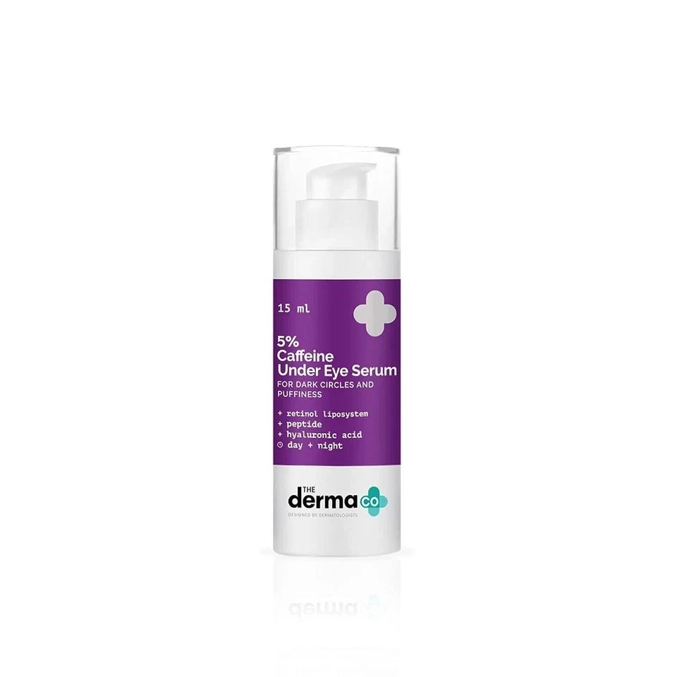 The Derma Co 5% Under Eye Serum with Retinol for Puffiness & Dark Patches 15ml.