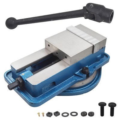 6x5.9'' Lockdown CNC Milling Machine Vise .002 Precision Milling Drilling Machine