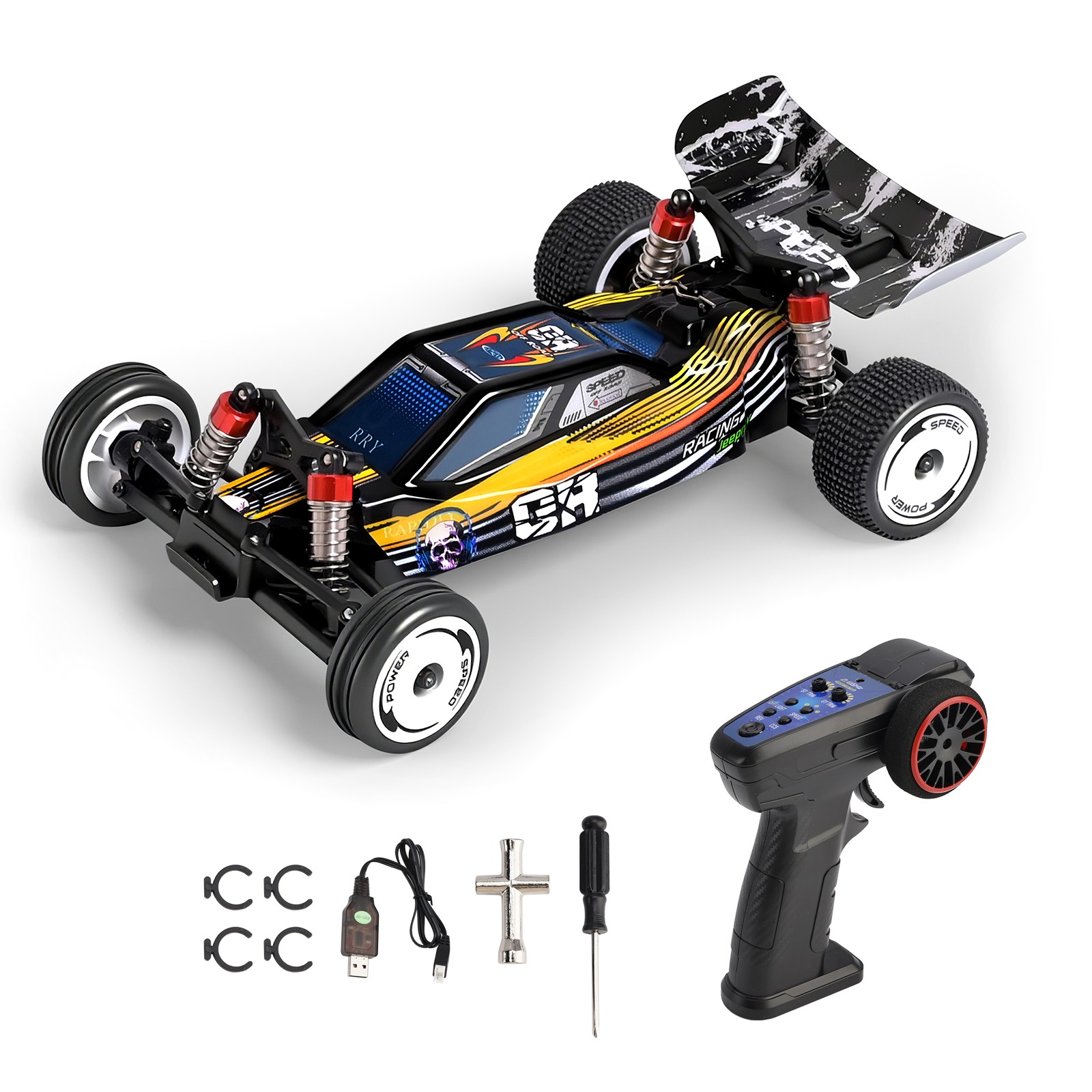 Wltoys 244016 2.4G 1:24 Scale 2WD High Speed Racing Off Road Remote Control Car#
