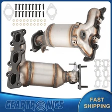 Set of 2 Catalytic Converter Fits 2013-19 Ford Explorer Front Left and Right Gcu