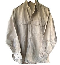 50s Korean War Beige Shirt Khaki Soldier Air Force Uniform