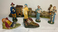 Presepe vintage personaggi antichi presepe antico statuine epoca da collezione
