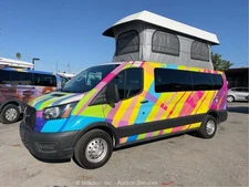 2023 Ford Transit AWD Pop Up Camper Van RV Class B Motorhome Kitchenette bidadoo