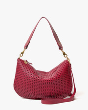 Clare V. Moyen Messenger Handbag in Plummy Ra...