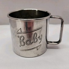 Circa 1940's Rogers 1881 Silverplate Baby Child's Cup 71300