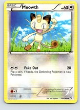 Pokémon TCG Black & White: Boundaries Crossed Meowth 106/149 EX B2D1 on eBay