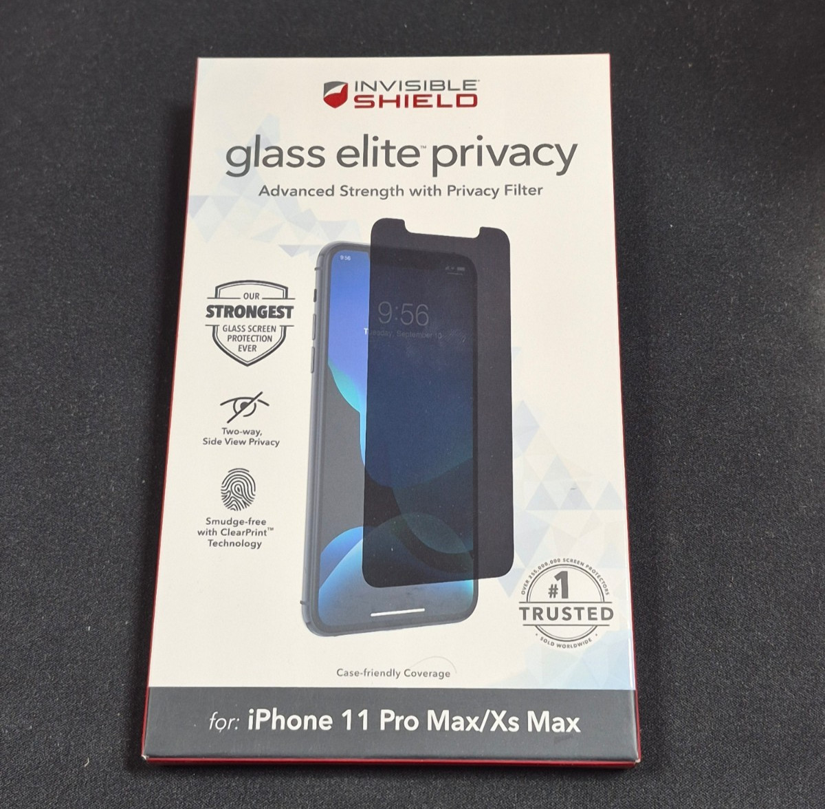 ZAGG InvisibleShield Glass and Vision Guard for iPhone 11 Pro Max/Xs Max