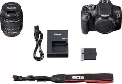   Canon EOS 2000D Spiegelreflexkamera 24MP WLAN Full HD Neu