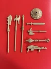 Vintage 1981 Mattel MOTU He Man Castle Grayskull Lot of 8 Weapons Part Sword