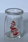 Vintage Meadow Gold Dairy Clear Glass Individual Cream/Milk 1.75 Inches