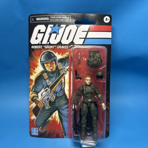 GI Joe 3.75 Retro Collection 2021 ROBERT GRUNT GRAVES FIGURE COMPLETE MOC