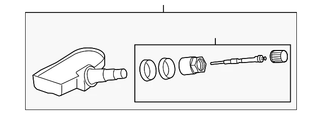 Sensor TPMS genuino Land Rover Range Rover RR Sport Discovery 4 Evoque LR066379 Foto 4 de 4