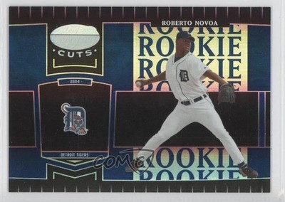 2004 Leaf Certified Cuts Marble Blue 33/50 Roberto Novoa #289 Rookie RC 1u9