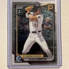 Konnor Griffin 2024 Bowman Draft #BDC-22 Pittsburgh Pirates 1st Rookie
