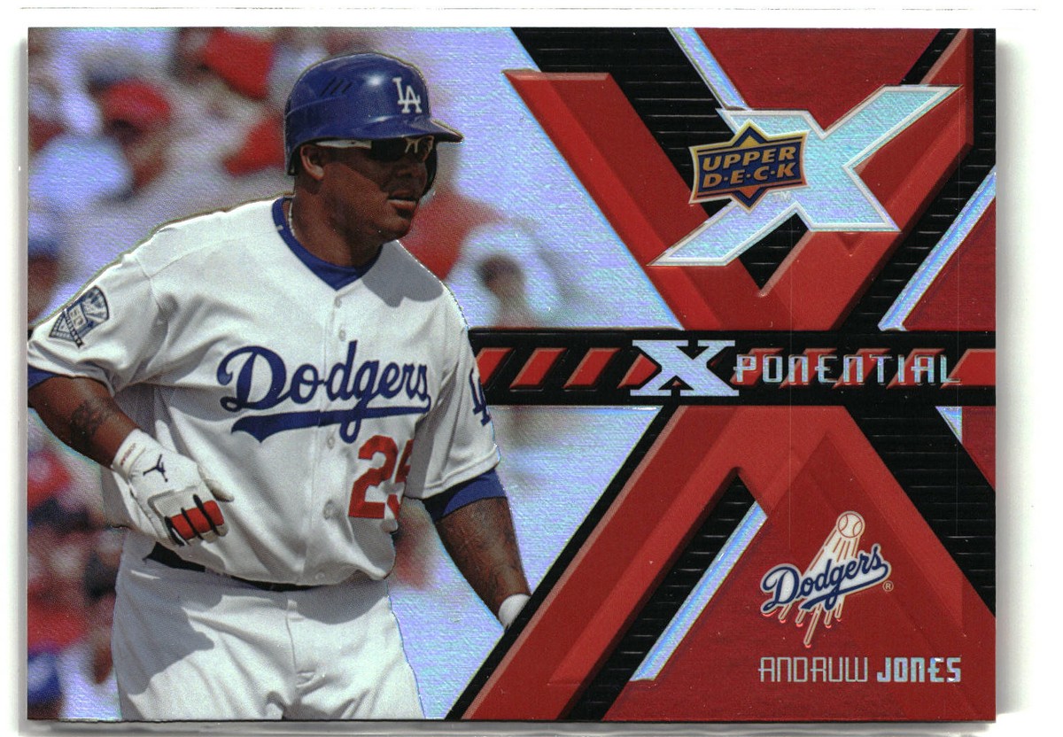 Andruw Jones 2008 Upper Deck X #X-AJ Xponential Los Angeles