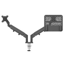 Image of Leitz Ergo Space Saving Dual Monitor & Laptop Arm 65380089