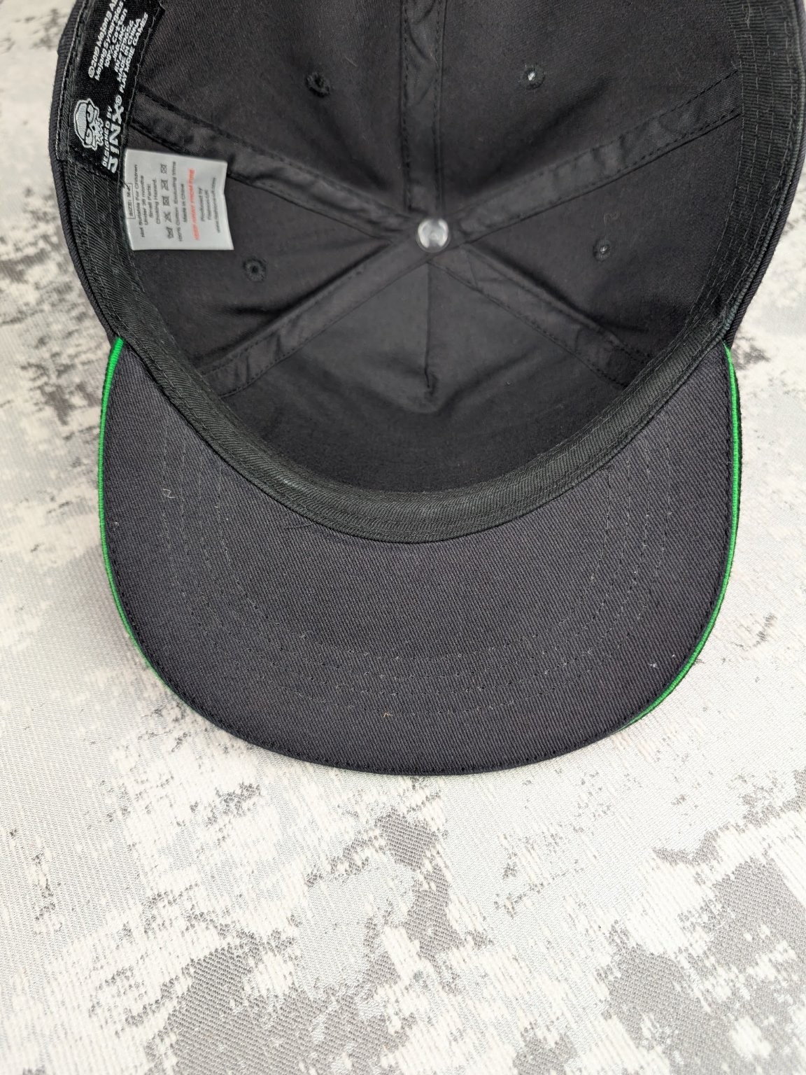 Minecraft Snapback Hat Men's Adjustable Black Gre… - image 9