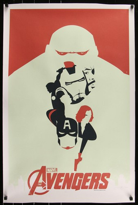 #ad #ad The Avengers by Fernando Reza 29 50 Screen Print Movie Art Poster $195.00