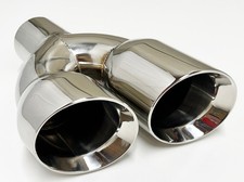 Exhaust Tip 2.25 Inlet 3.50 Outlet 9.50 Wdwds350950-225-hp-ss Dual Double Wall