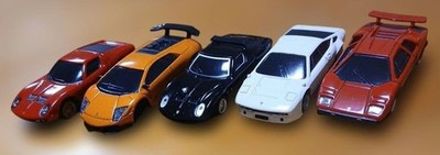lamborghini 5 car set