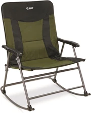 Comfortable Portable Folding XXL Oversized Rocking Camping Chair 600 Lb Capacity