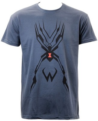 Overwatch T-Shirt - Widowmaker Tattoo (grau) XL