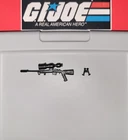 GI Joe Low Light 1986 Bipod + Rifle Accessories Lot Original 80's Hasbro