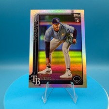 2025 Topps Update Eric Orze Rainbow Refractor #US212 RC Rays