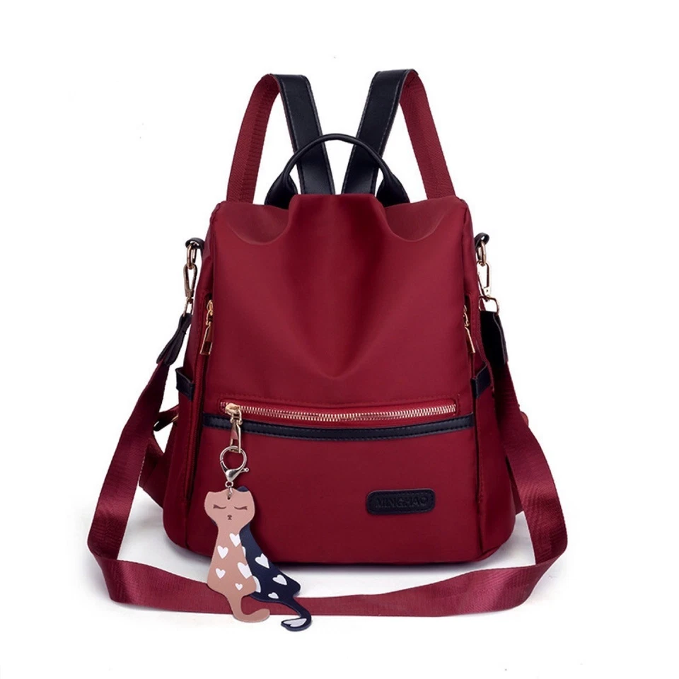 2 in 1 Rucksack Tasche Damen Schultertasche Umhängetasche Handtaschen Backpack - Bild 2 von 4