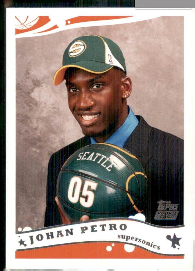 2005-06 Topps #245 Johan Petro