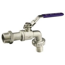 Stainless Steel Hose Bibtap with Hose Connection  Lockable - 1"