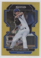 2022 Panini Prizm Draft Picks Gold Prizm 10/10 Peter Heubeck #PDP164 0c6
