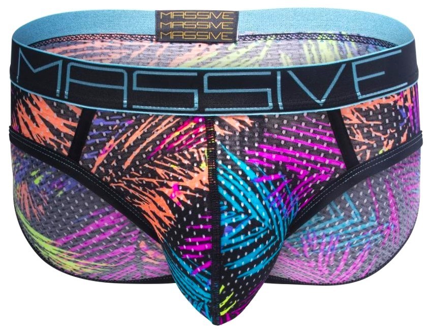 Andrew Christian Massive City Palms Brief - 90320 - X-S, S, Med