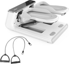 NEW Mini Exercise Stair Stepper w/ Resistance Bands for Home Workout LED Display