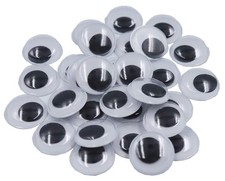 80 Pcs Self Adhesive Wiggle Googly Eyes Stickers 20 MM Plastic Small Cute R...