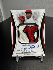 2025 PANINI FLAWLESS Baseball TINK HENCE JERSEY PATCH AUTO /5 Cardinals
