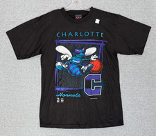 Vintage NOS Charlotte Hornets Magic Johnson T  s T-Shirt Mens Large Retro NBA Tee