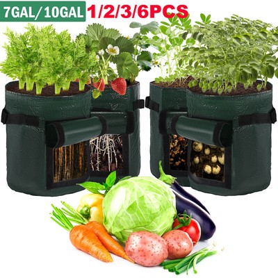 Potato Grow Bags Planter Pot Tomato Planting Growing Vegetable Garden Container