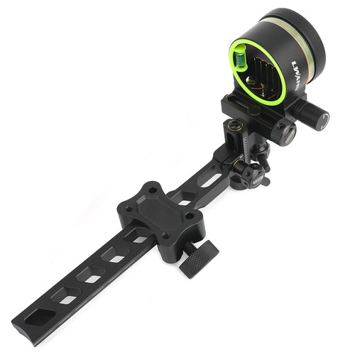 Archery Compound Bow Sight 5 Pin 4X 6X 8X Lens 0.019" Micro Adjustable Hunting - Picture 13 of 19