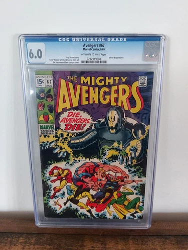 Avengers #67 - CGC 6.0 (1969, Marvel) 1st Ultron cover, MCU comeback?