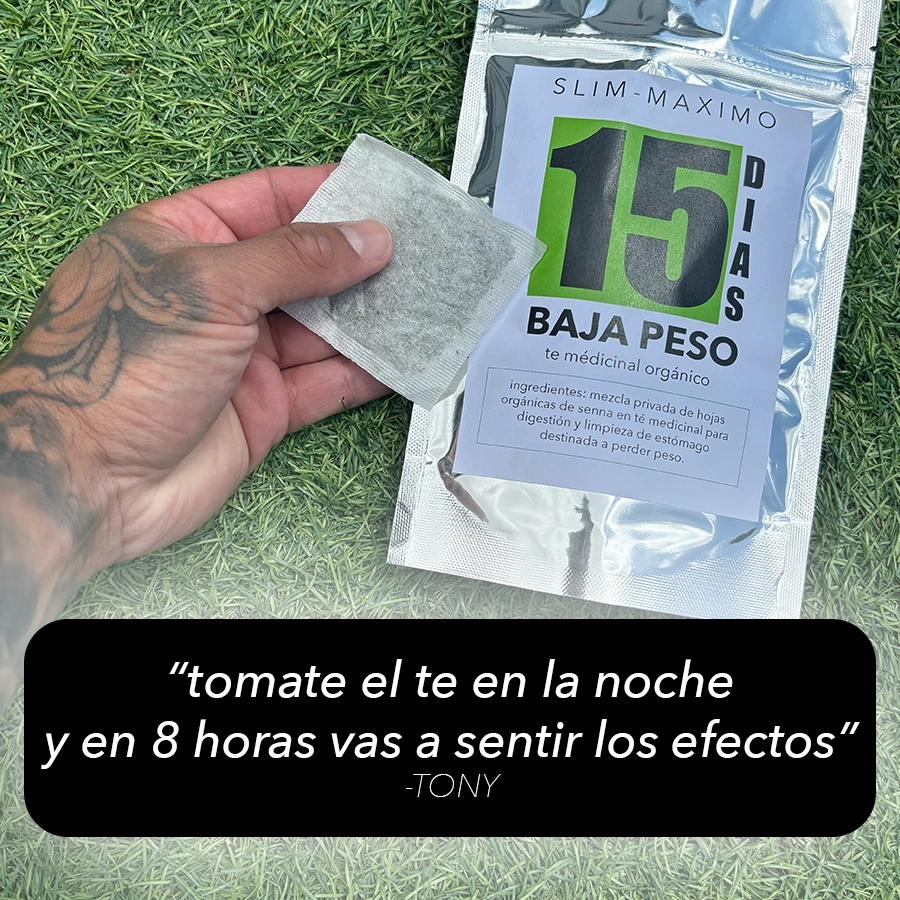 Slim Máximo Bajo Peso Té 15 días Dr Tony Digestión Desintoxicación Colon Limpieza Adelgazante  Foto 2 de 2