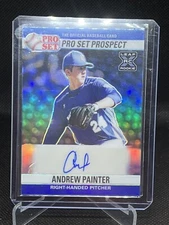 2021 Leaf Pro Set Blue Refractor 19/35 Andrew Painter RC AUTO