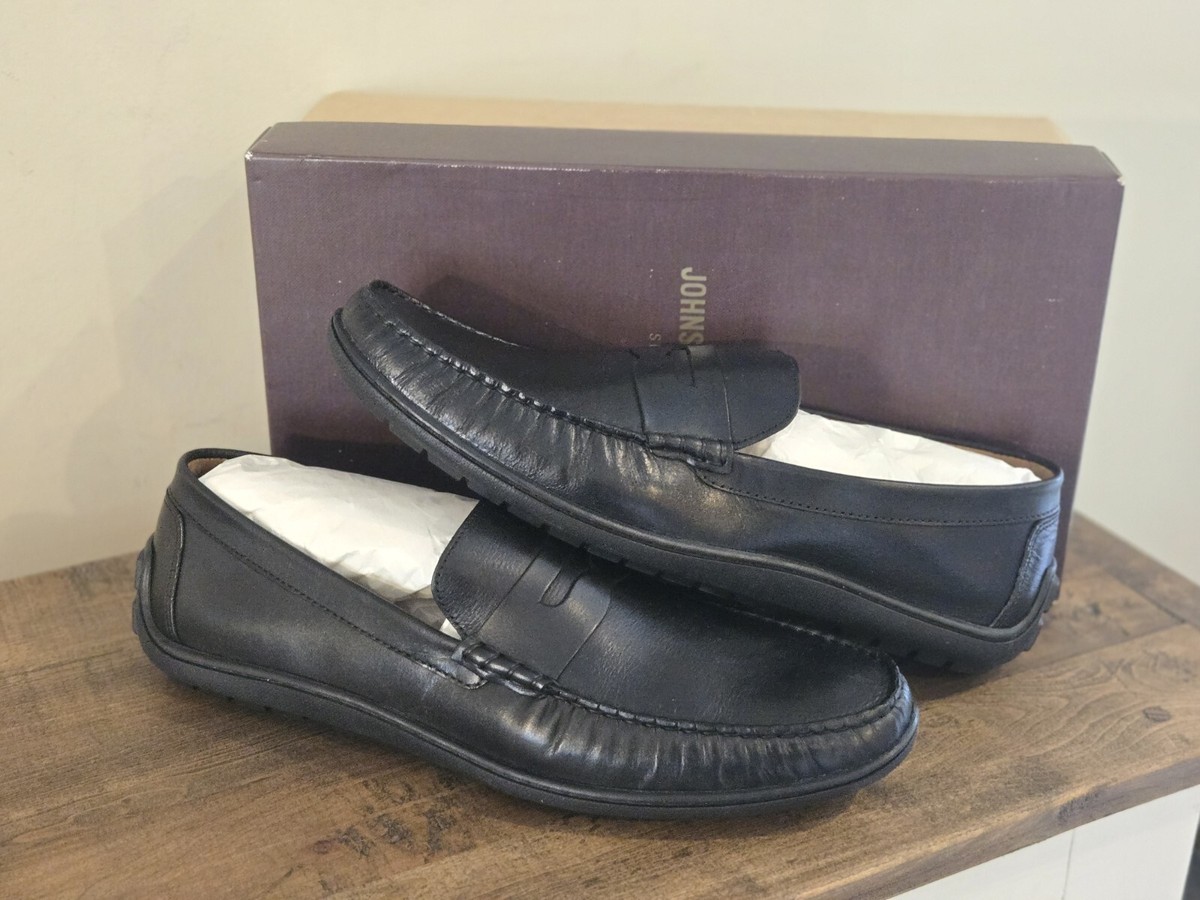 Johnston & Murphy Nichols Penny Black Full Grain Mens Size  display picture 1