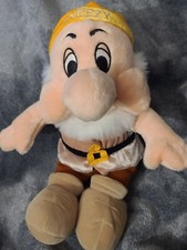 DISNEY STORE Plush 14" SNEEZY Doll SNOW WHITE  The SEVEN DWARFS Stuffed Animal