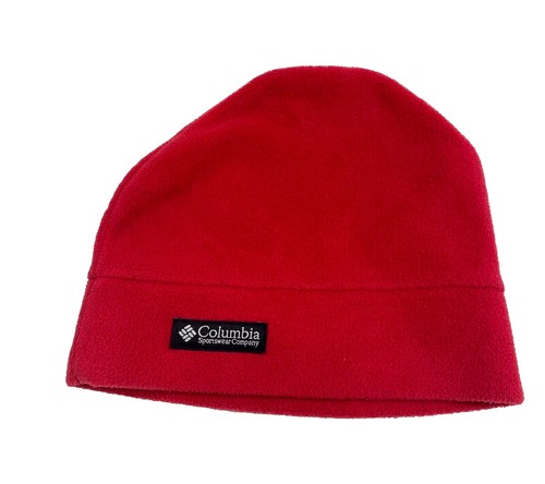 NEW Vintage 90s Columbia Diamond Peak Wool Beanie Hat Purple 